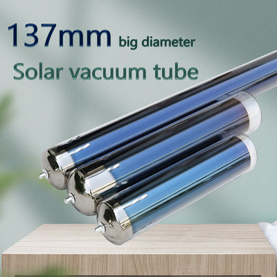 137 mm di diametro esterno tubo di vuoto solare per le esigenze del cliente