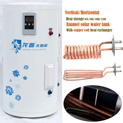 100Ltr 120Ltr bobina di rame verticale scambiatore di calore smalto acquario caldo solare serbatoio per abitazioni