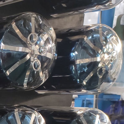 tubo di vetro ad alta temperatura a tre bersagli collettore solare tubo di vetro a vuoto dal produttore di tubi di vetro in Cina